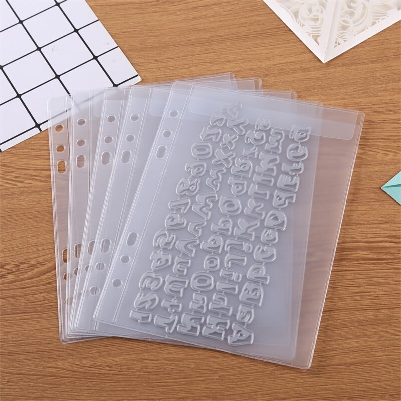 1/2/3/4 Pockets Dies and Stamp Storage Folder Scrapbook Die Cut Storage Binder For Card Documents Photo Postcard Holders