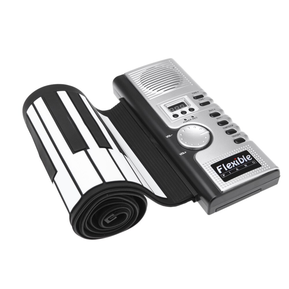 LOVIVER Piano Enrollable Portátil De 37 Teclas – Silicona Flexible Con Bolsa Y Cable USB – Regalo Musical Para Niños