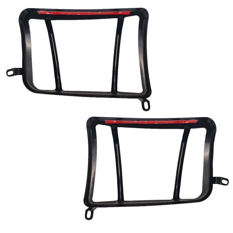 Faros delanteros de Metal para coche LADA NIVA, 2 uds., protección moldura de cubierta de marco, accesorios para coche LADA NIVA