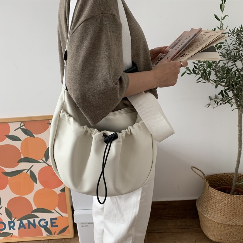 Pu-leren composiettassen voor dames, casual, stevige, grote emmertassen voor dames, eenvoudige vintage koerierstassen