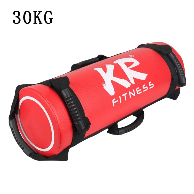 Filled Weight Sand Power Bag 5/10/15/20/25/30 Kg Strength Fitness Exercise Cross-fit Sand bag Gym Training Body Building Sandbag: Red 30kg