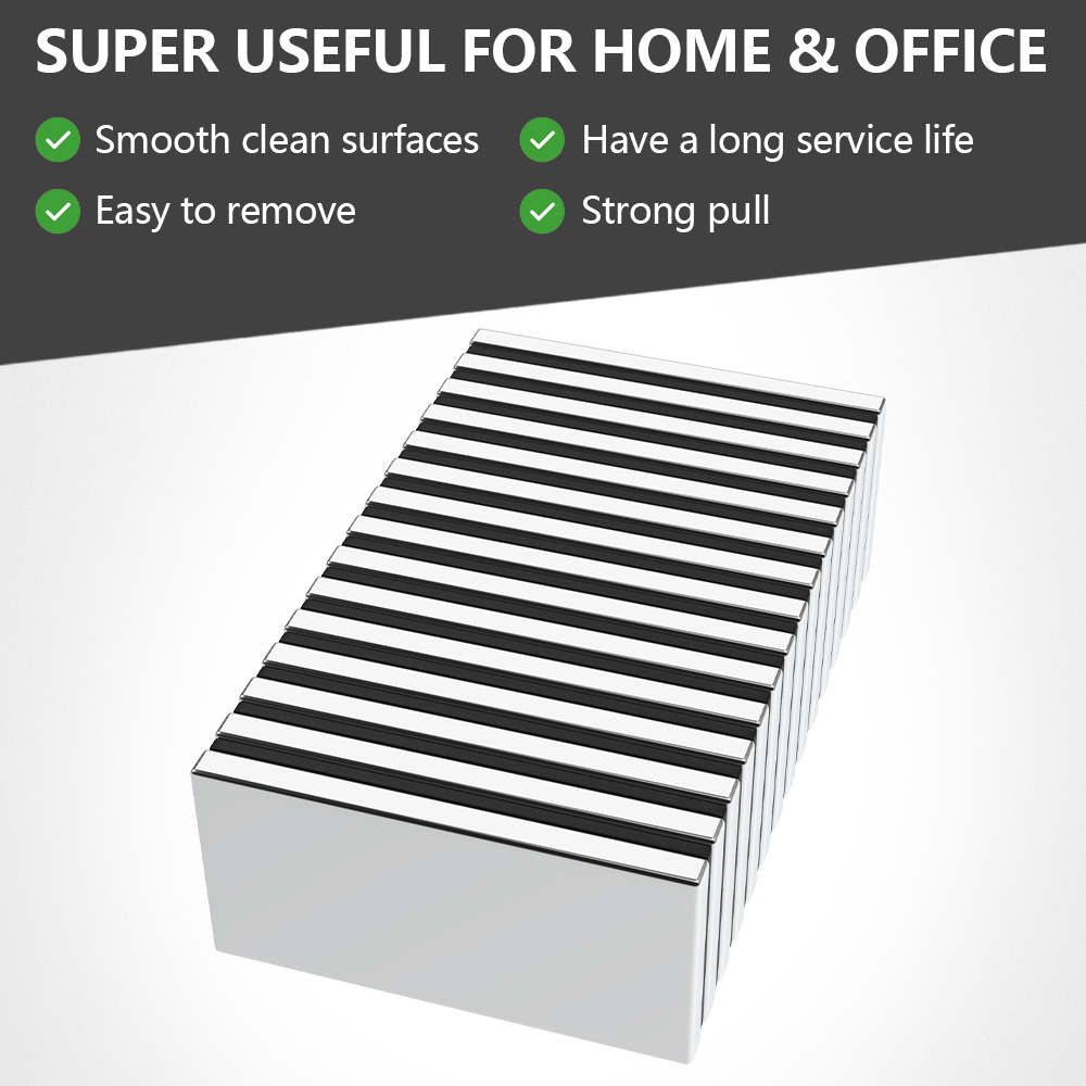 40x20x3mm Powerful Magnets Block for Fridge, DIY Projects, Science & Office Use Refrigerator magnet