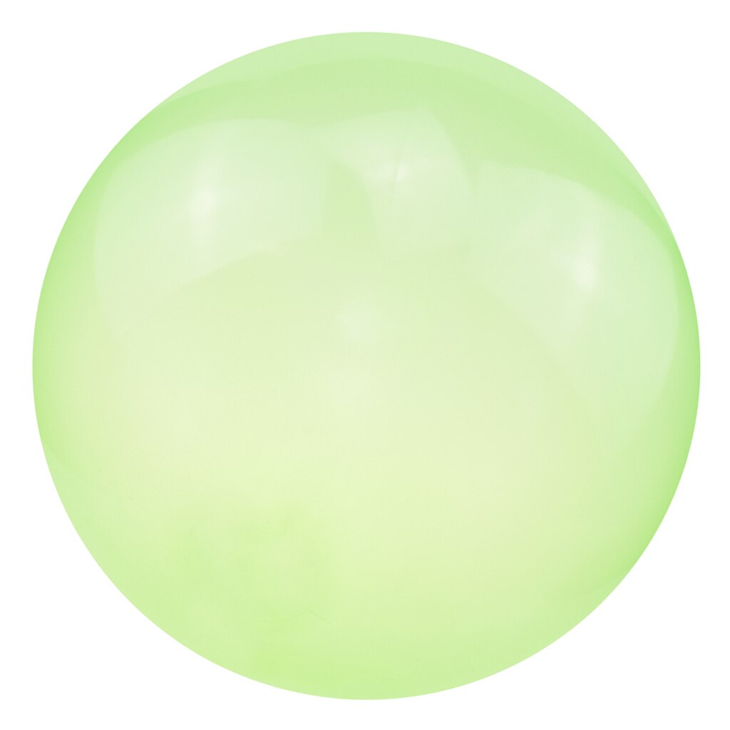 Inflatable Bubble Ball Firm Ball Stretch Transparent Soft Super Squishy Outdoor Families Party Game Toy Interactive Balls: Green M