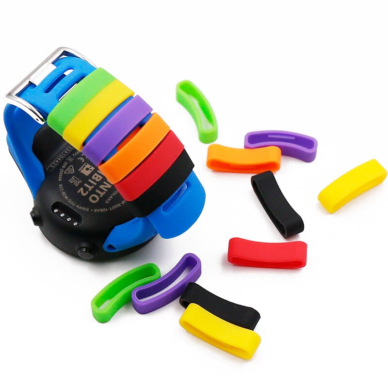 Accesorios para reloj aro de silicona con aro para Suunto core Ambit lazo de cinta de goma con anillo