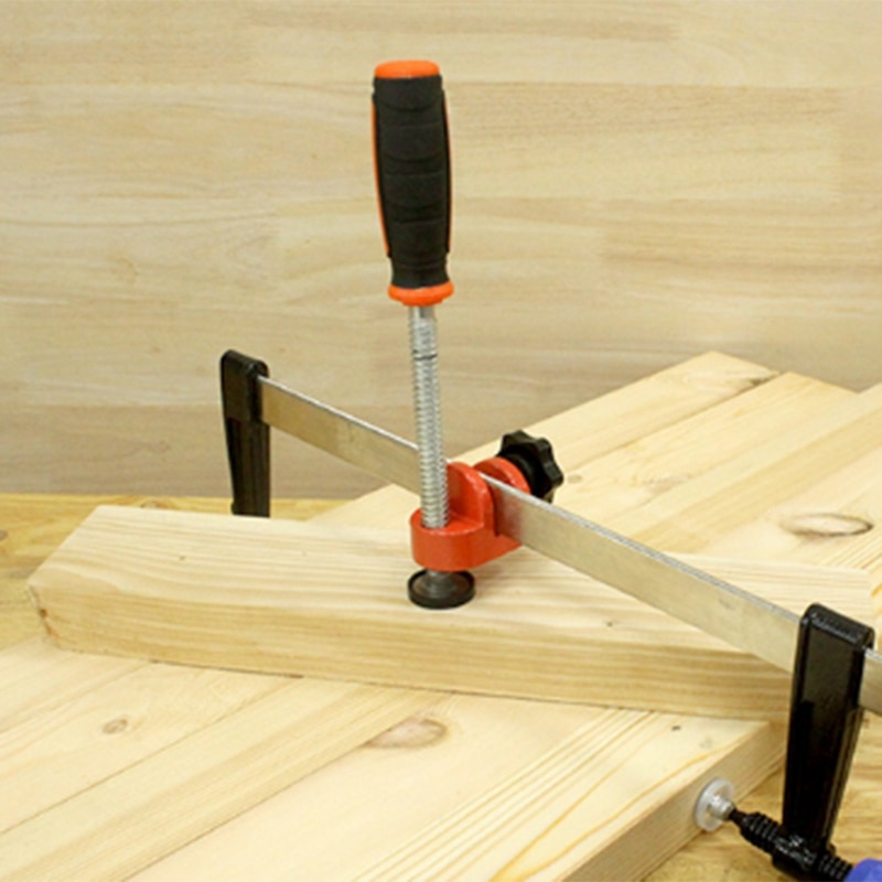 2Pcs Woodworking Edge Clamp F Clamp Quick Clamp Function Expansion Auxiliary Tool Fixing Clamp