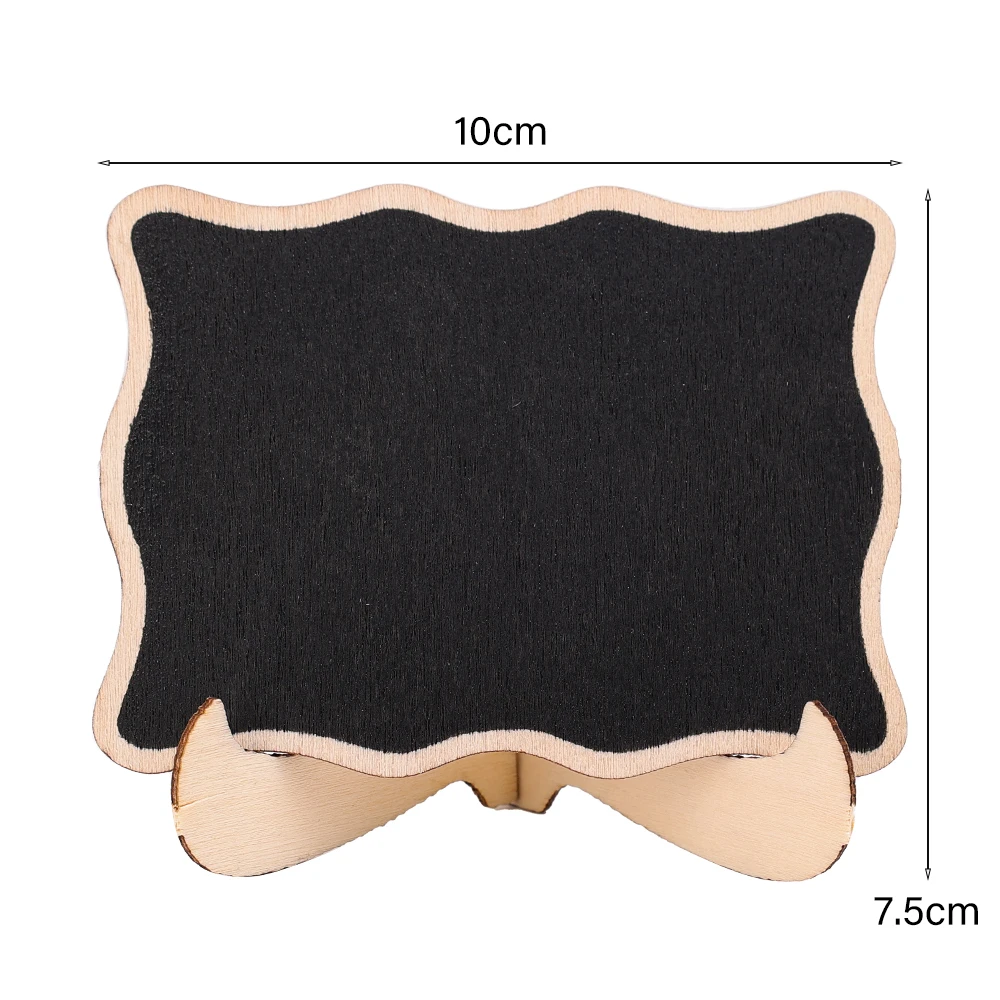 Herbruikbaar Mini Klein Houten Krijt Schoolbord Voor Huwelijksfeest Itchen Restaurant Borden Schoolbord Diy Bericht Verf Houten Planken: Beige