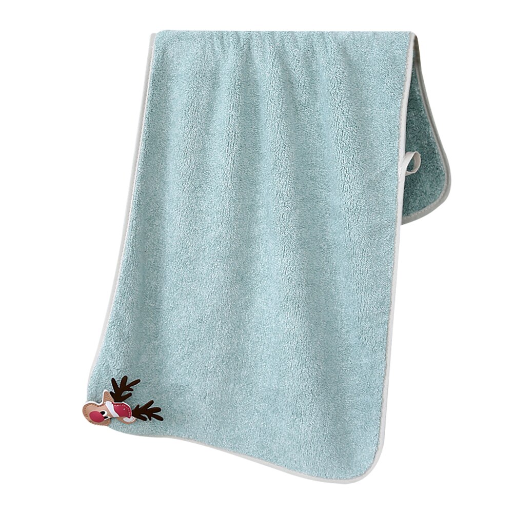 34*75cm noël essuie-mains serviette de noël brodé arbre bonhomme de neige père noël serviette cuisine essuie-mains #20: C