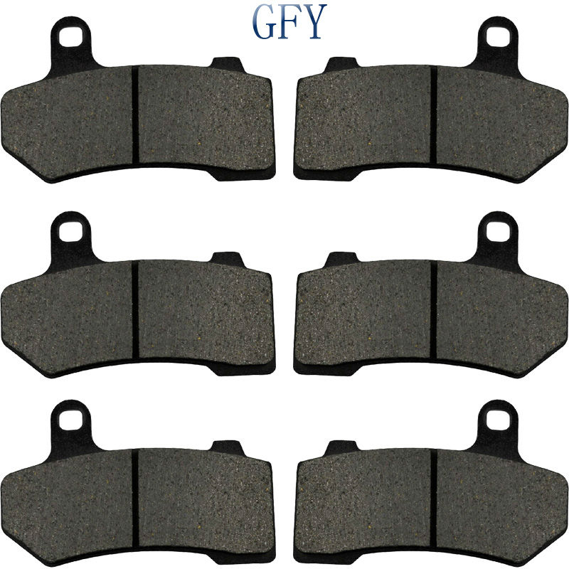 Voor harley davidson flhx street glide motorfiets remblokken voor en achter