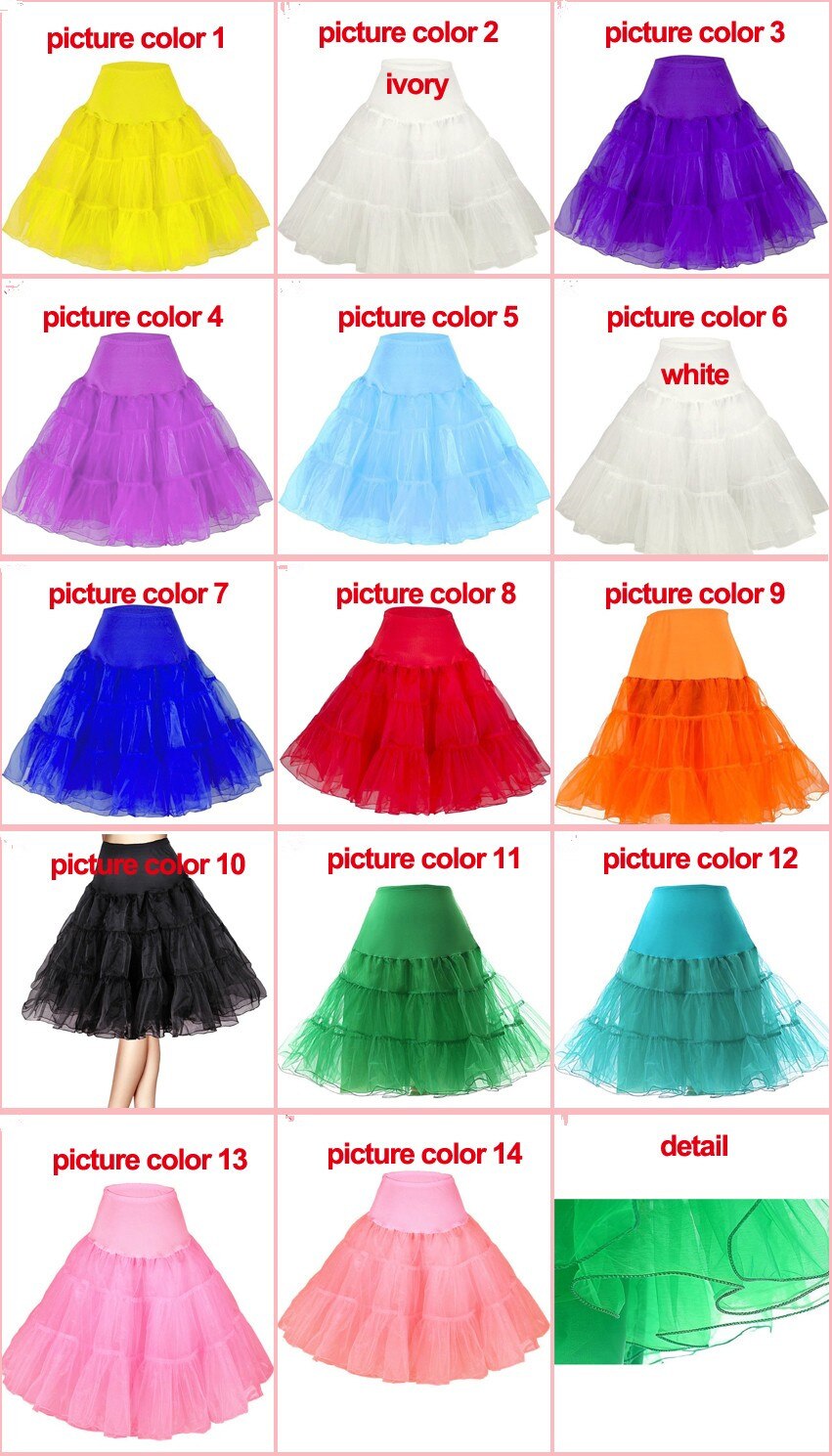 Short Petticoat Plus Size Jupon Crinoline Wedding Bridal Underskirts For Vintage Dress Prom Dress Tulle Skirt