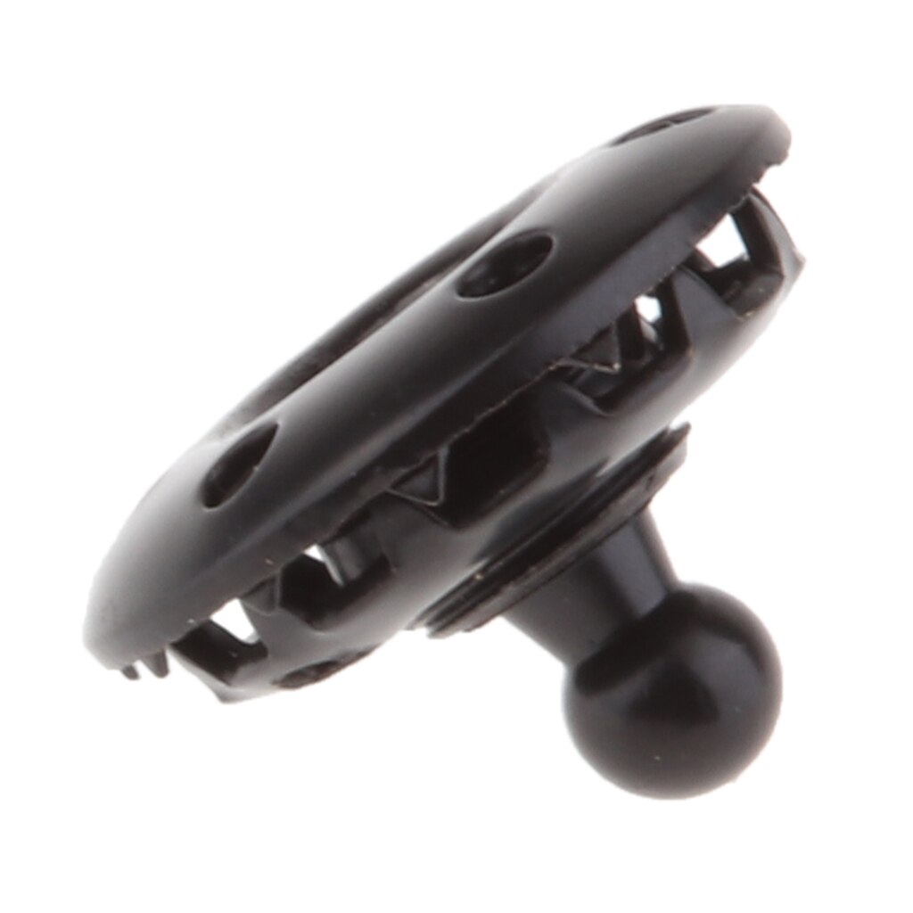 Capuchon de fixation à boutons bateau | Canevas en toile, diamètre 3/8 ", Chrome noir