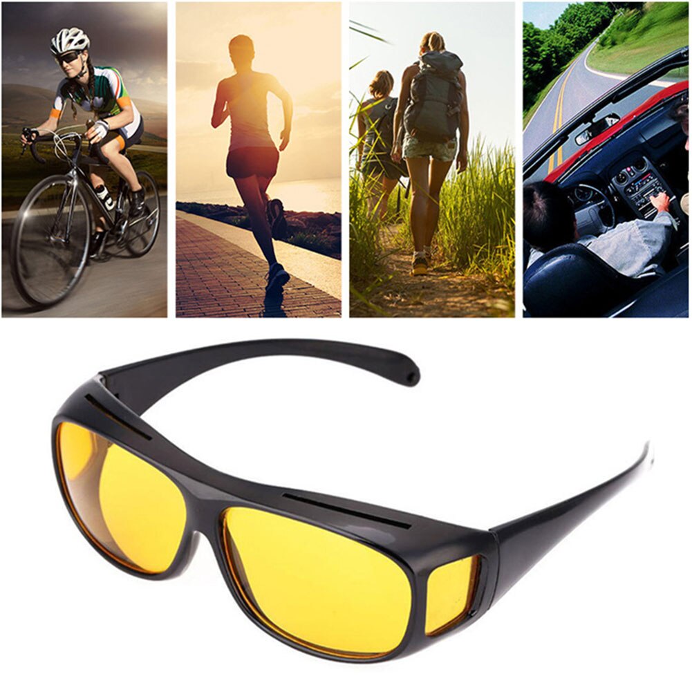 Cycling Anti-Glare Night Vision Driver Goggles Night Driving Enhanced Light Glasses Sunglasses Goggles Hiking Accessries