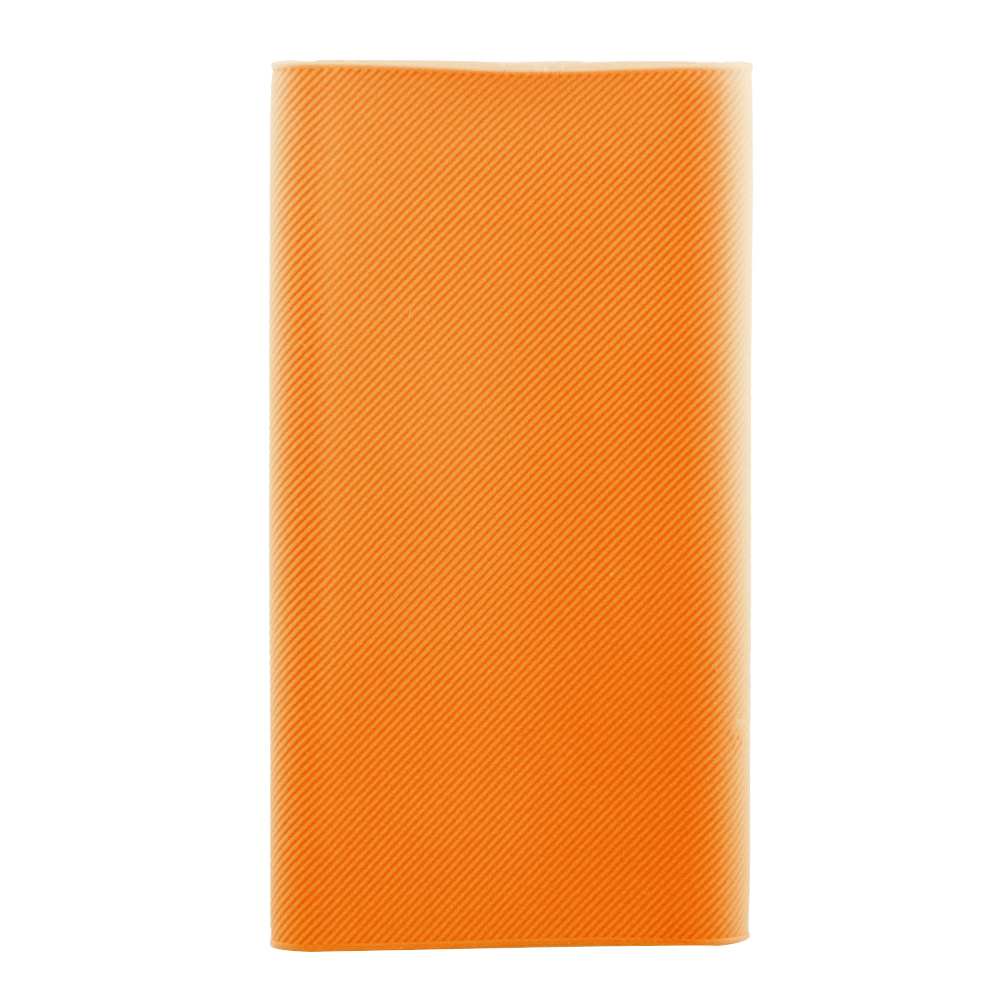 Twill Silicone Case for Xiaomi Power Bank 10000mAh PLM02ZM Rubber Shell Cover for Portable External Battery Pack