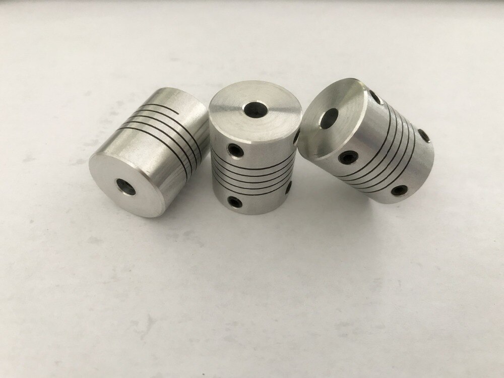 ID4 5 6 6.35 7 8 9 10mm D20 L25 Aluminium CNC Stepper Motor Flexible Shaft Coupling Coupler Encoders Engraving Machine