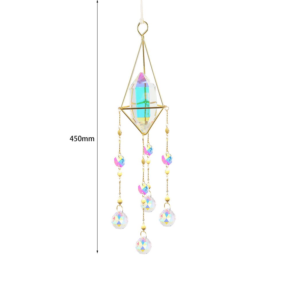 Carrillón de viento de cristal para decoración del hogar, Spinner de viento para ventana, dormitorio, sala de estar, creativos para niñas