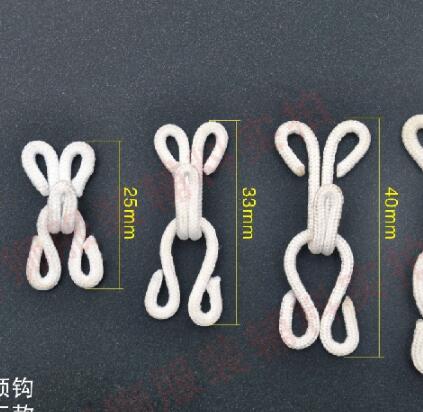 20 Sets Black White S M L Fabric Covered Hook And Eye Bra Fasteners Sew On Fur Coat coat hook fasteners