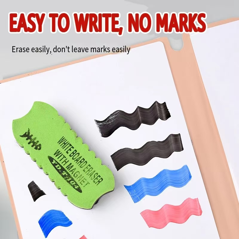 20mm extra grande capacidade cabeça larga apagável tinta-automática marcador de quadro branco escritório papelaria caneta de placa à base de água