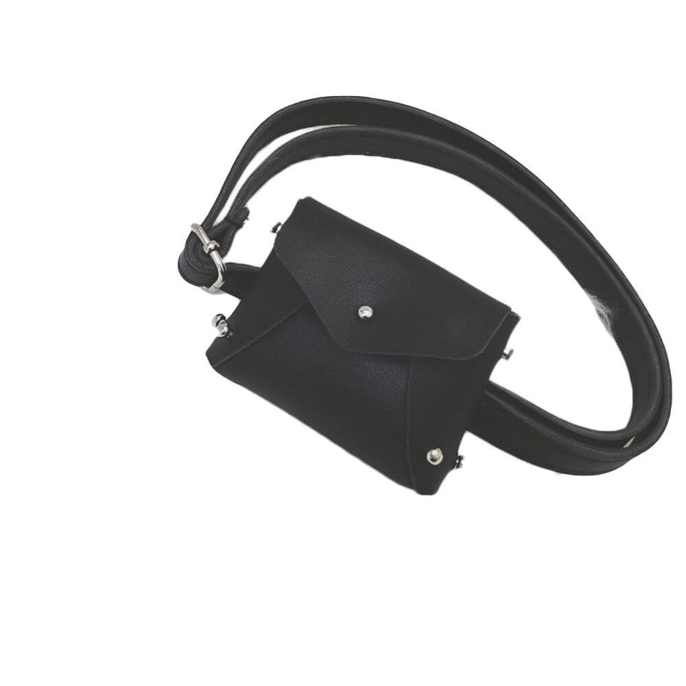Meisjes Prinses Mode Vierkante Zakken Pu Messenger Bags Babys Meisje Leuke Crossbody Tassen Mini Schoudertassen Voor Kinderen: Black
