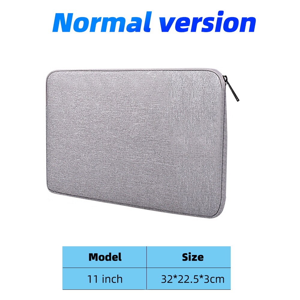 SeynLi Laptop Bag Sleeve Portable Hand Bag for Macbook Samsung Waterproof Storage Pouch 11 13 15.6 Inch Computer Bag Handbag: 11 inches