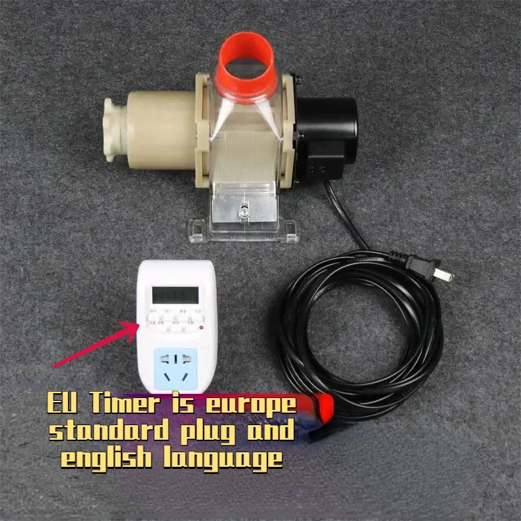 Automatic Chicken Feeder Pigeon Chicken Duck Carrier Pigeon Trough Intellegent Timing Automatic Chicken Feeder Pigeon Supplies: XS（old） / Gold