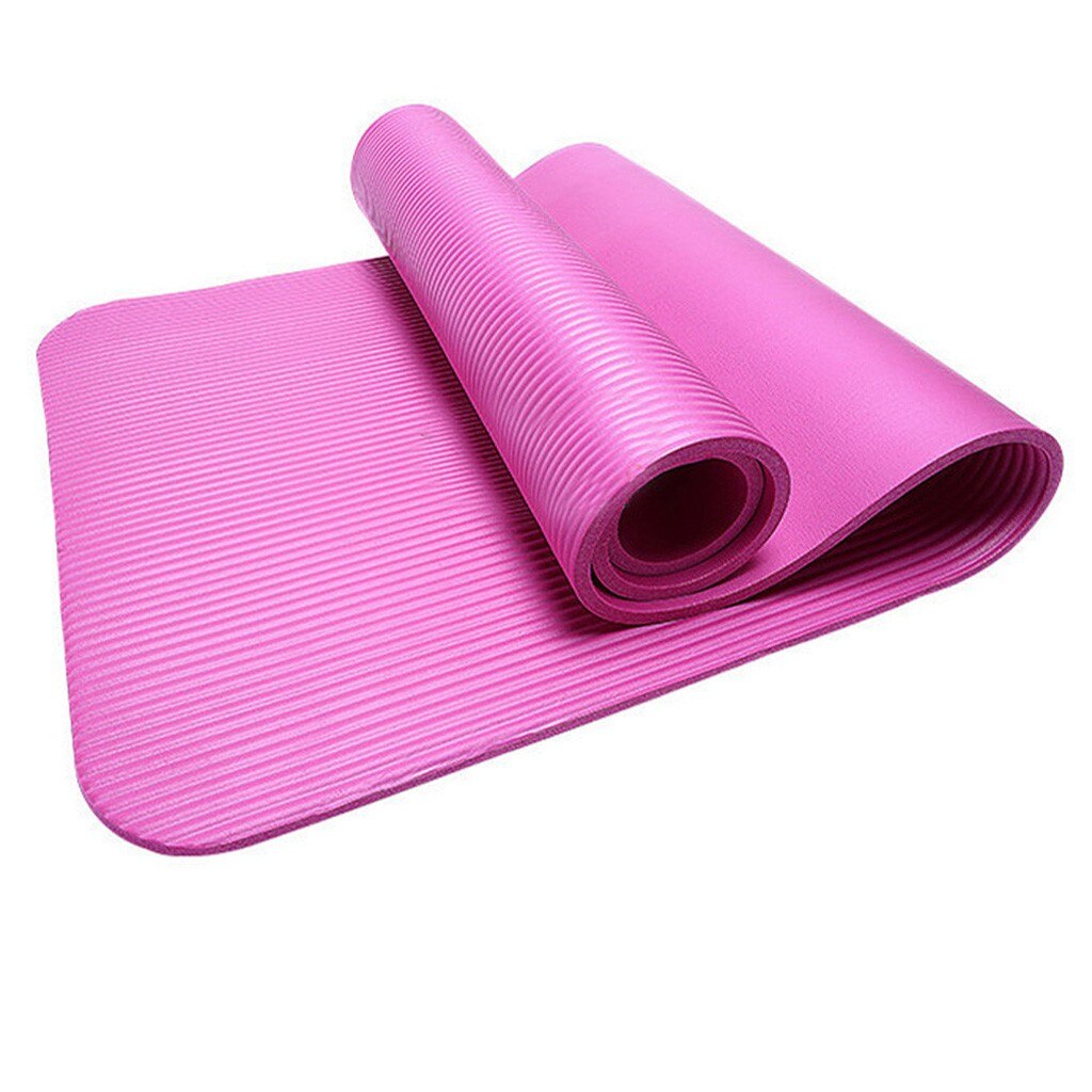 183 x 55 yogamattor träningsdyna tjocka halkfria hopfällbara gym fitness matta pilates utomhus träning inomhus gym träning fitness matta: Ht