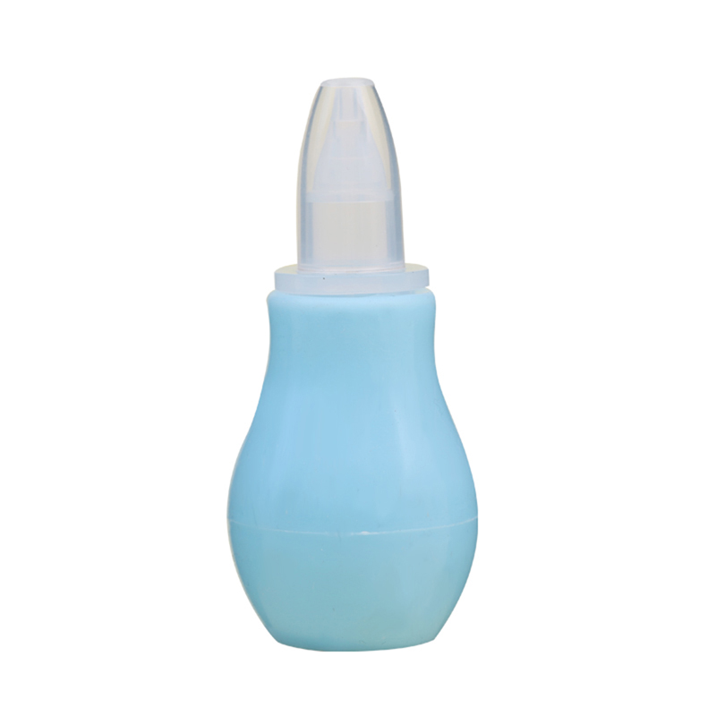 Loozykit Siliconen Pasgeboren Baby Neus Aspirator Peuter Babysnuiter Baby Snot Vacuüm Sucker Soft Tip Cleaner Babyverzorgingsproducten: Blue