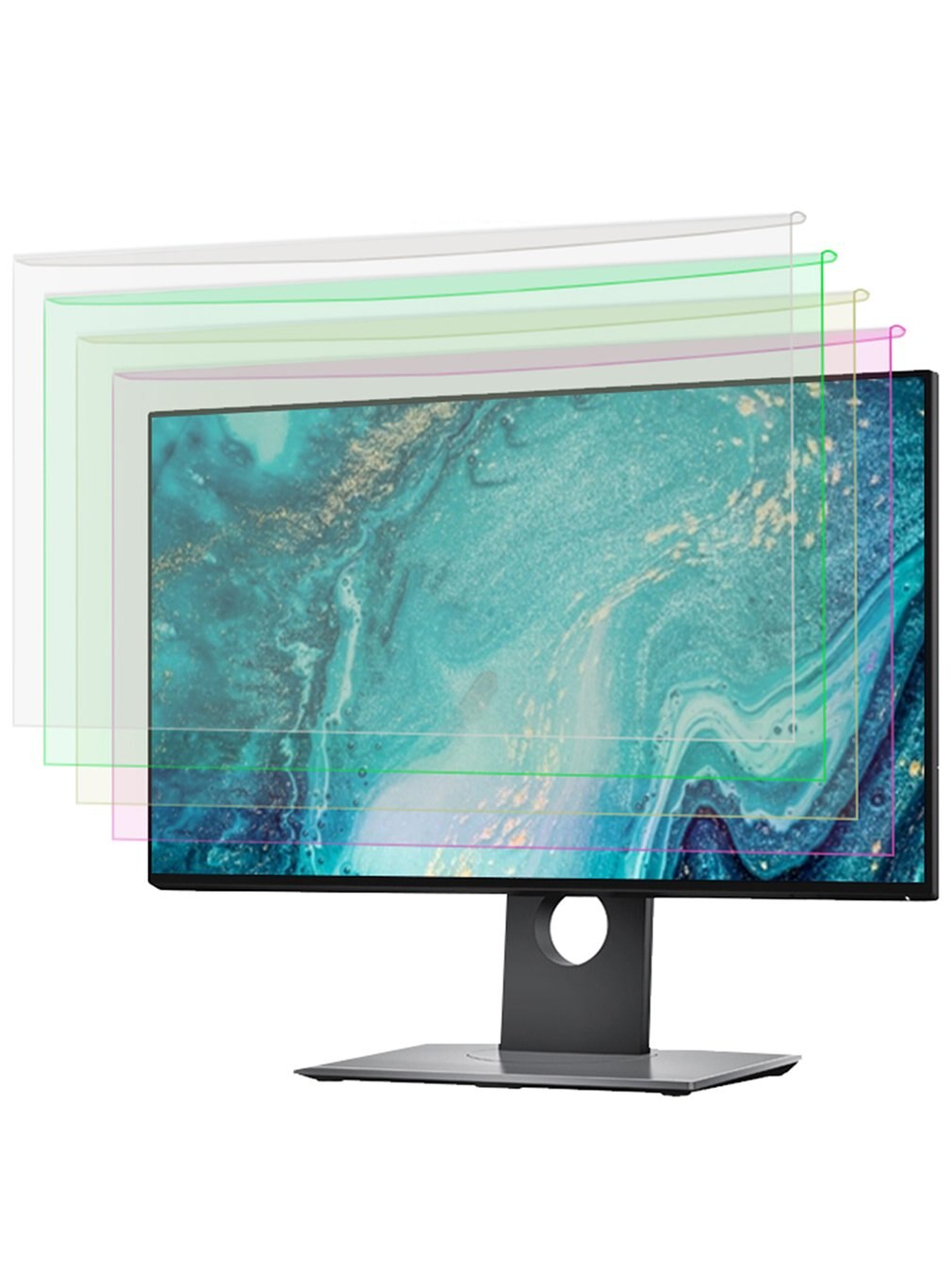 Filtre d&#39;écran Anti-lumière bleue pour ordinateur, écran large, PC de bureau, panneau d&#39;affichage LED, Anti-UV, Anti-rayonnement, Type suspendu: 15.6 inch