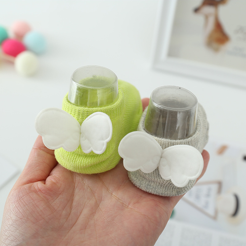 Calzini estivi per bambini calzini corti per bambina in morbido cotone per bambini con suola in gomma calzini antiscivolo per bambini