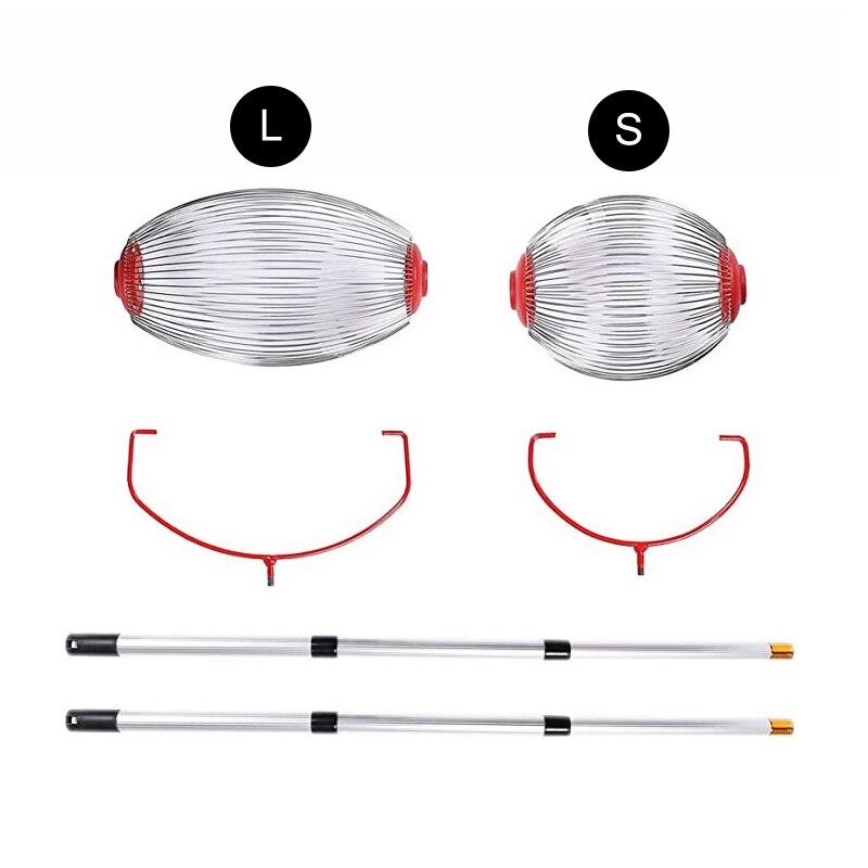 Fruit Picker Collector Harvester Nut Collector Walnut Chestnut Gatherer Catcher Aluminum Alloy Adjustable Garden Picking Tool