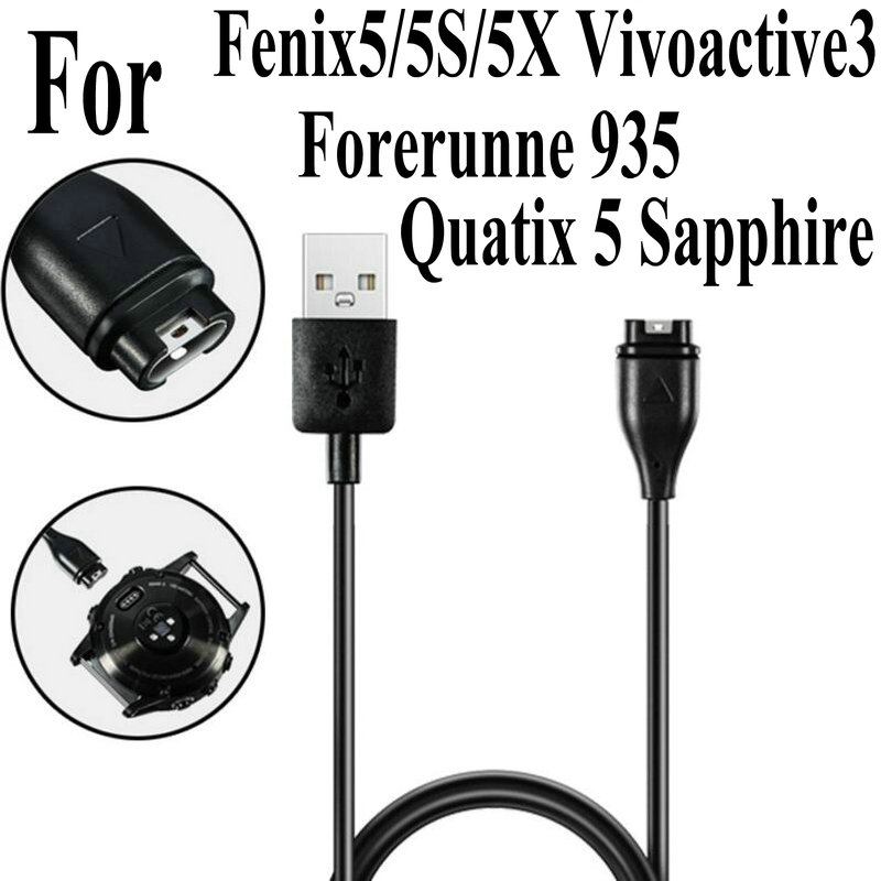 Fast Charger Charging Sync Cable For Garmin Smartwatch Instinct Fenix 5/6/7 6S 5X Plus Solar 5S 5X 6X 7X 7S Sapphire