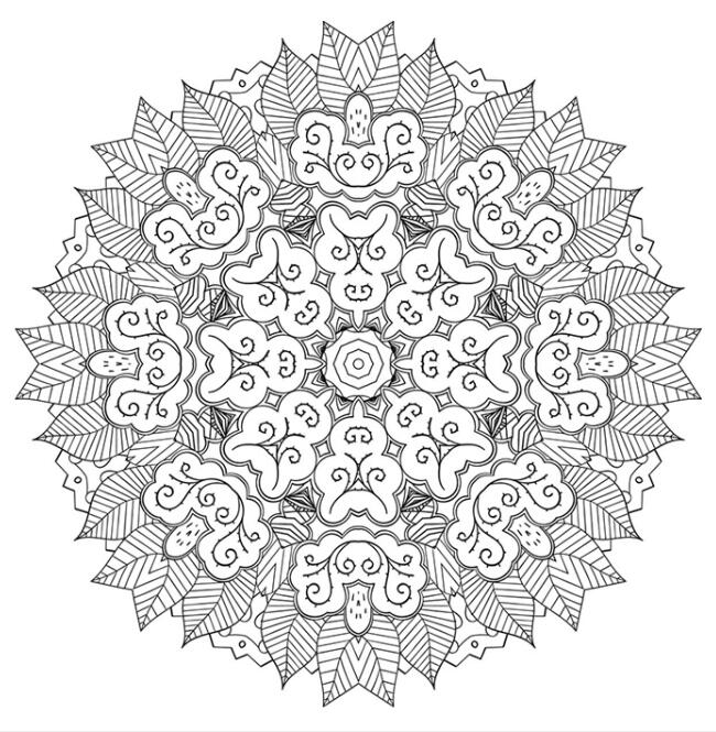 Polymer Ton Textur Stempel Blätter Linderung matt Wolke/Blume/Wasser fließen/Welle/Mandala aufbringen DIY individuelle Keramik Handwerk: MANDA