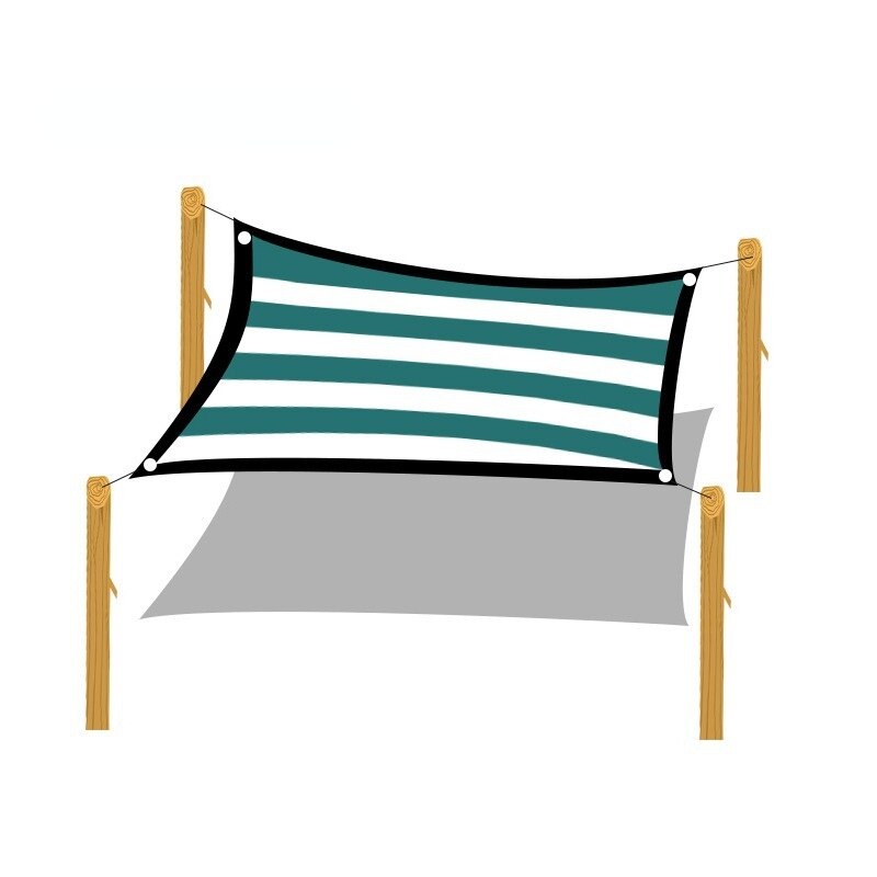 Striped Sun Shade Net Outdoor Awning for Yard Pool Car Terrace Awnings Sunscreen Nets Plant Flower Garden Shading Net Sunshade