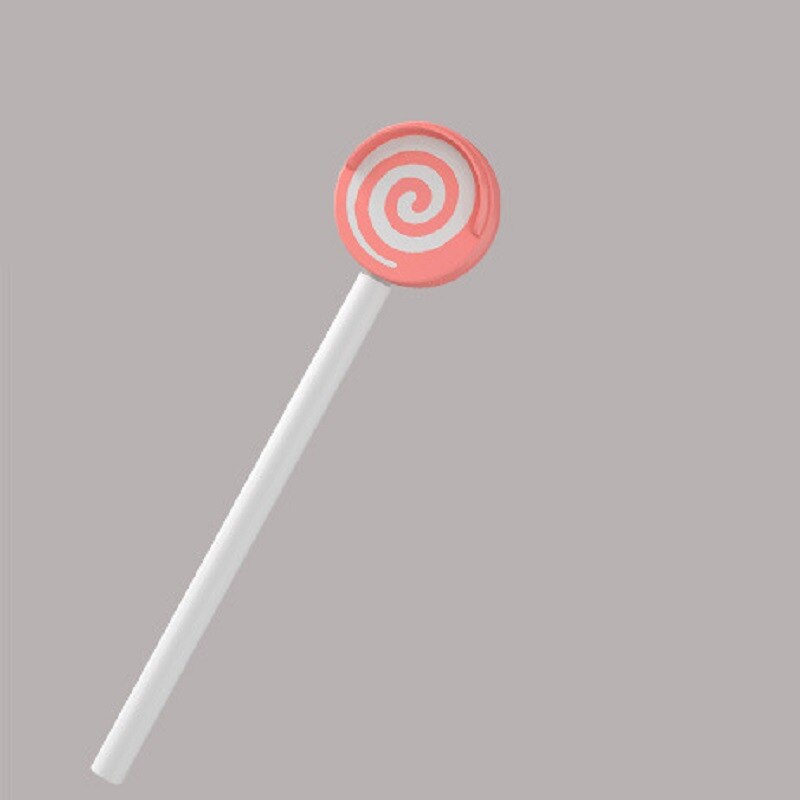 1Pcs Lollipop Kindje Tong Borstel Kind Tong Schraper Schoner Babyverzorging Baby Kids Babay Dental Care: Red