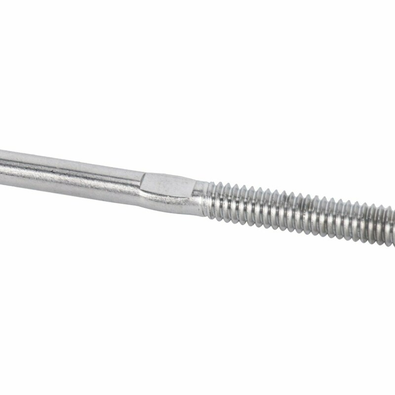 Stainless Steel T316 Swage Threaded Tensioner End Fittings 1/8 inch Cable Railing
