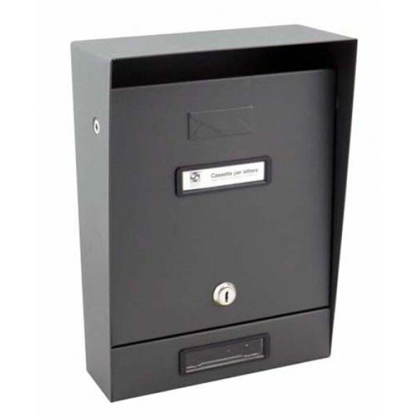 Buzón SILMEC 10-202 de acero recubierto simple sin cubierta de lluvia de techo