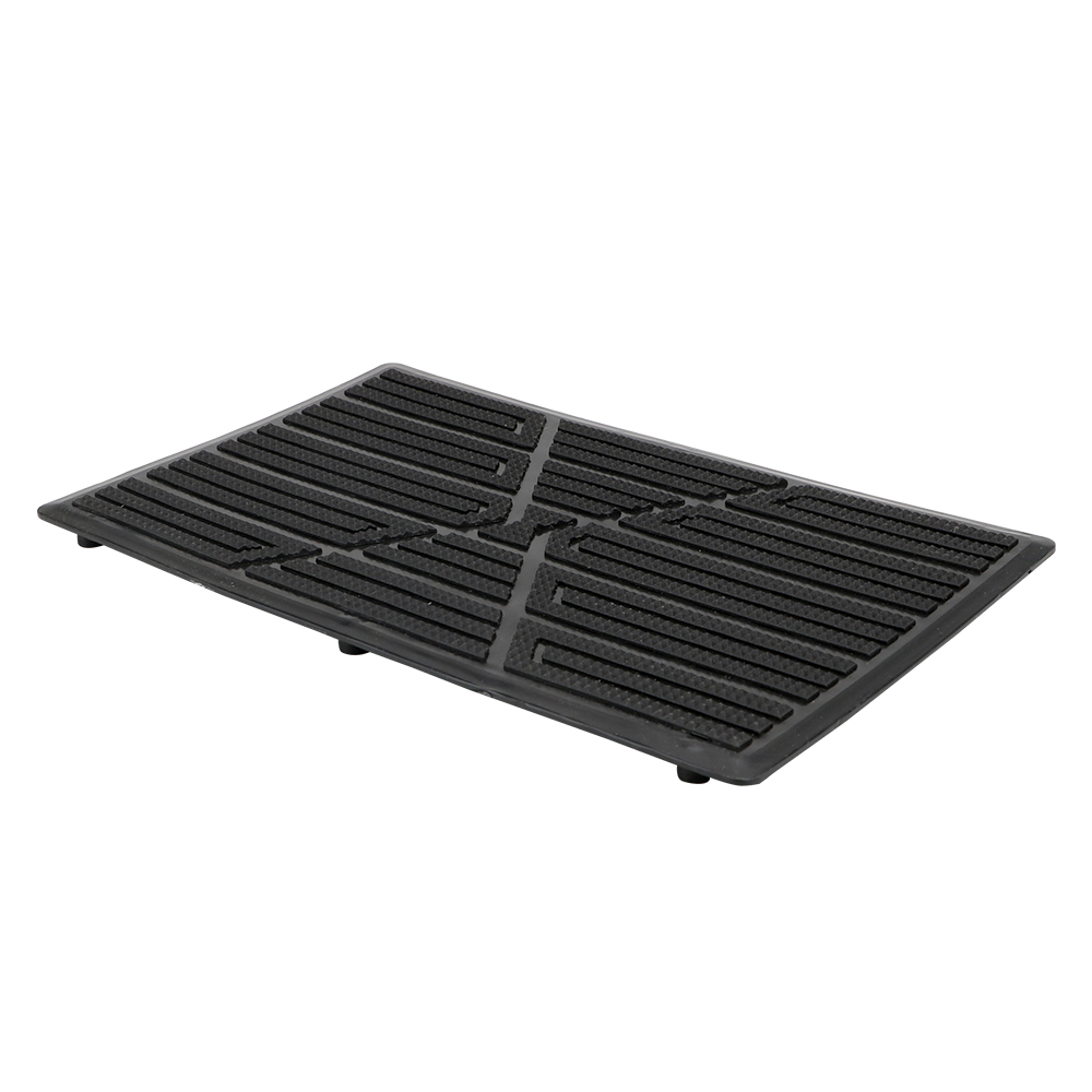 25 x 16cm hälfotmatta pedalöverdrag svart pvc bilmatta universell anti-slip pedal bil golvplatta biltillbehör
