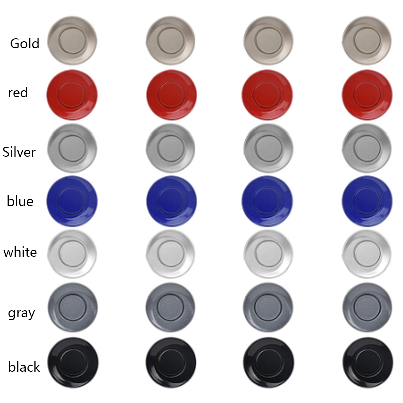 Auto Parktronic LED parking sensor with 4 sensors for parking reversing two language voice switchable detection system