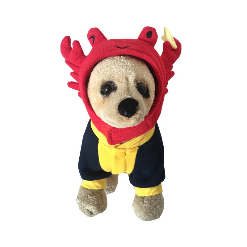 Hond Halloween Kostuum Cap Mooie Hoed Voor Puppy Teddy Rode Krab Hond Kat Grooming Accessoires Apparels