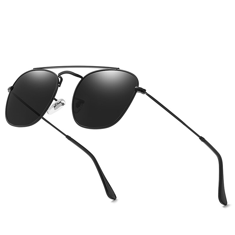 Polaroid lunettes de soleil unisexe carré Vintage pêche lunettes de soleil lunettes de soleil polarisées lunettes de soleil rétro pour femmes hommes UV400