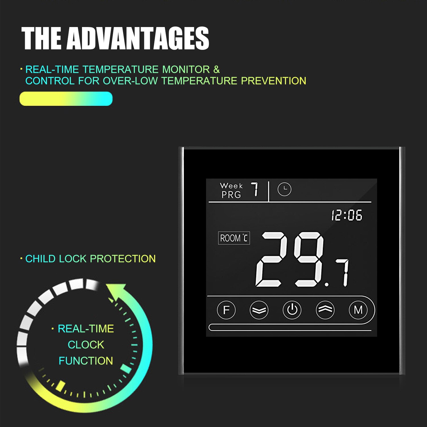 Smart Wifi Thermostaat Programmeerbare Water Verwarming Thermostaat Temperatuur Controller Backlight Afstandsbediening Anti-Freeze Functie