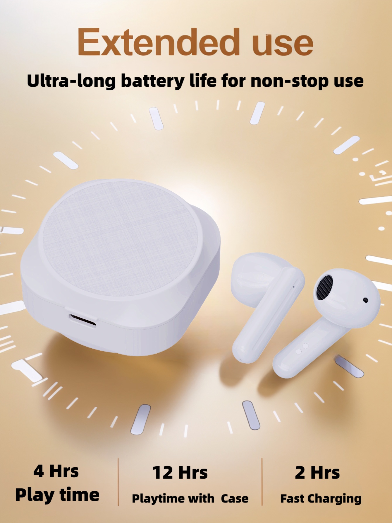 ANC-Kopfhörer, Bluetooth 5.3, aktive Geräuschunterdrückung, 28 dB, kabelloser Kopfhörer, Schnelllade-Ohrhörer, 0,068 Zoll niedrige Latenz