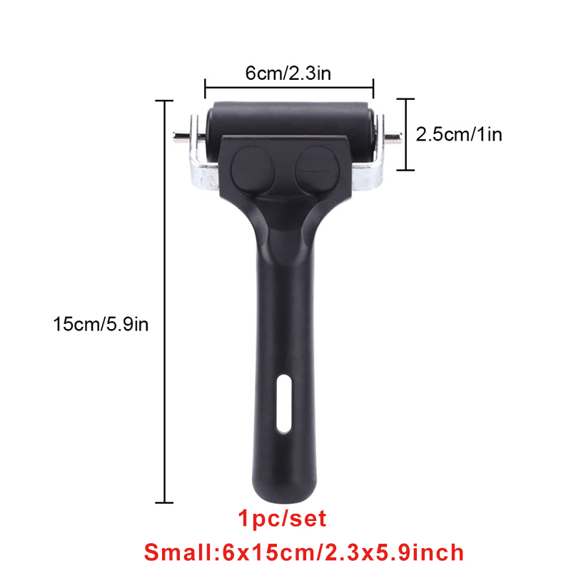 Rodillo de goma para estampar, herramienta para aplicar tintas, sellos, papeles, suministros de arte antideslizantes, 6/10/15cm: 1pc 6cm