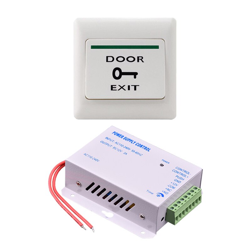 Eseye Access Control Power Supply DC 12V 3A RFID Door Access Control System AC 110-240V Machine: Access Control Syste