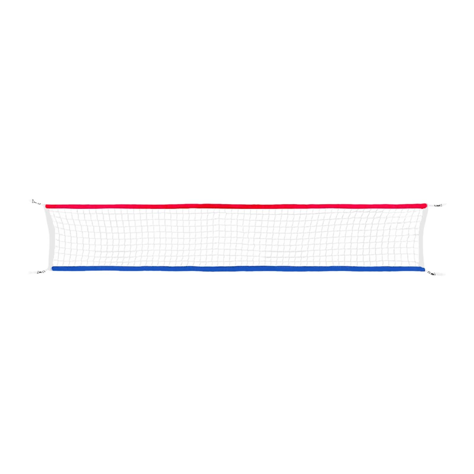 Red de voleibol suministros portátiles con bolsa de transporte red de entrenamiento plegable de 15 pies x 3 pies red de práctica para piscina interior al aire libre césped de playa