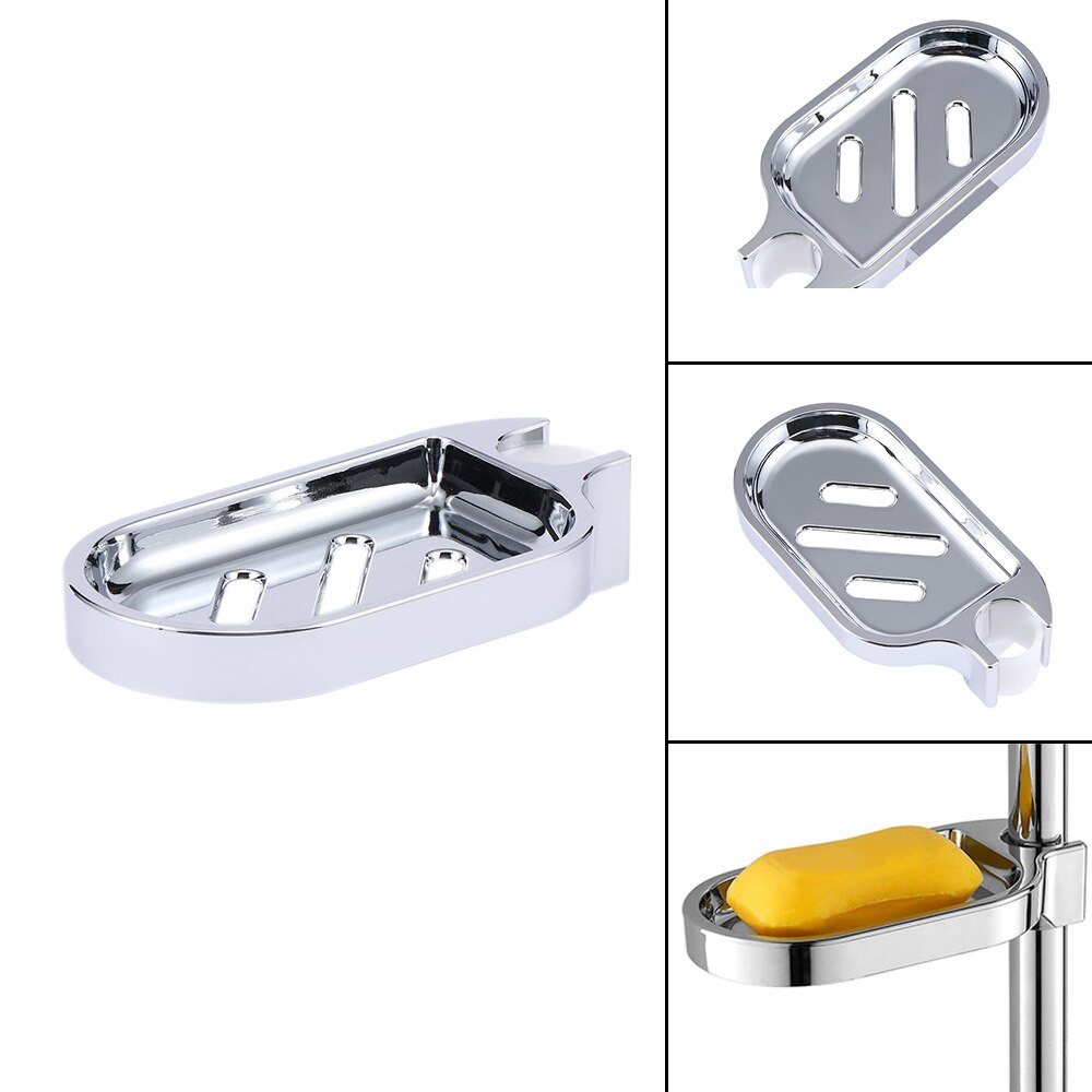ABS Plastic Zeepbakje Houder Verstelbare Douche Staaf Dia Badkamer Gadget Zeep Pallet Douche Staaf Zeepbakje Box