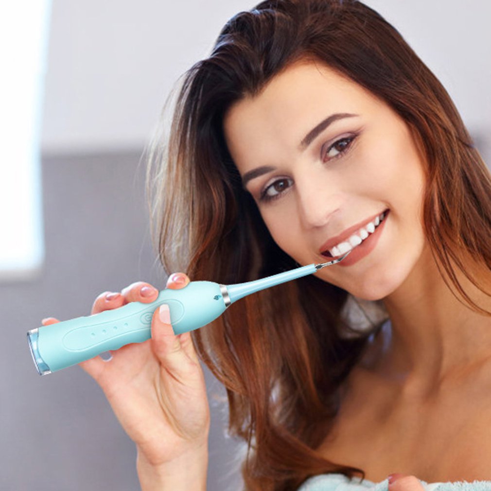 2 in 1 højfrekvent elektrisk børstning og vaskeskaler ultra-soniske tænder lommeregner fjerner hvidtekalk værktøj