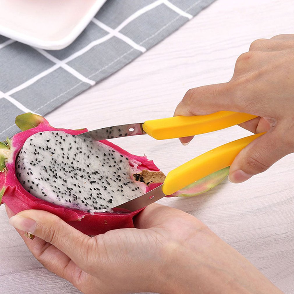 3pcs/set Multifunctional Fruit Digger 3-in-1 Fruit Cutter Fruit Divider Stainless Steel Flesh Digging Kitchen Practical Tool