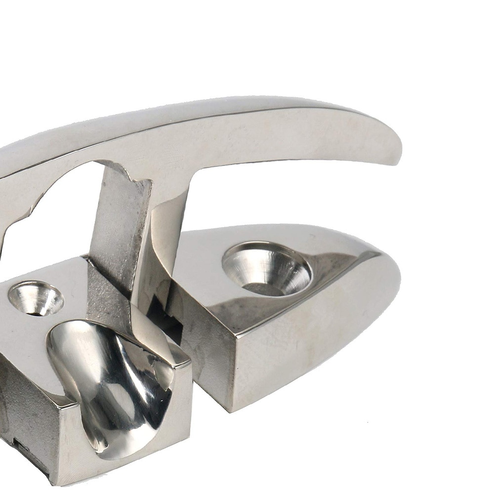 Marine Boot Flip Up 6 inch Vouwen Cleat Dock Roestvrij Stalen Bevestigingsmiddelen Pull Up Cleat Dock Boot Accessoires