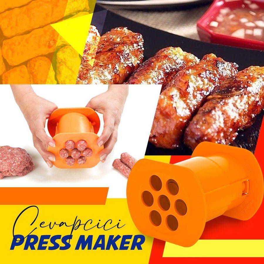 Cevapcici Press Maker Dog Meat Sausage Machine Kitchen Cevapi Easy Cook Tools Hand Operated Beef Mincer Gadgets