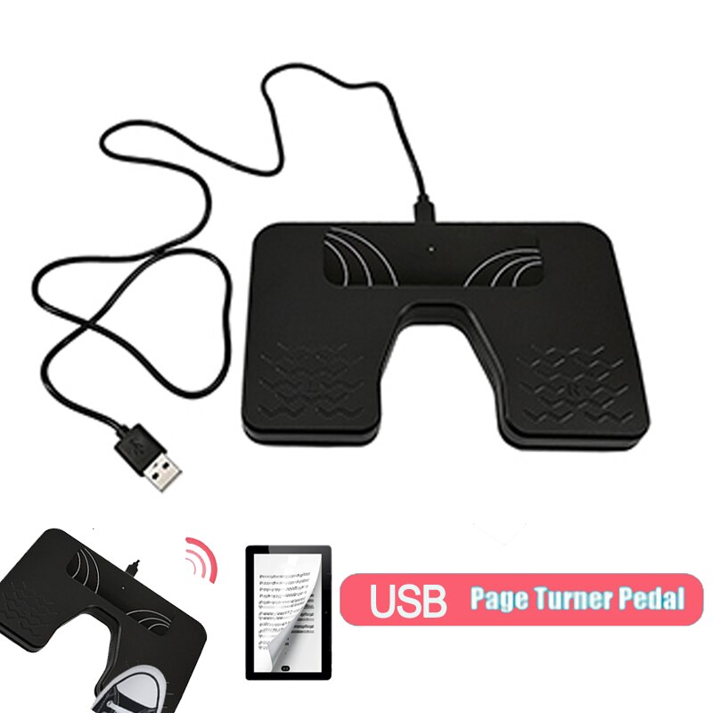 USB Page Turner Pedal Music Foot Pedal for Guitar Violin Piano Music Sheet Flipping Musical For PC Turning Pedal Remote Control