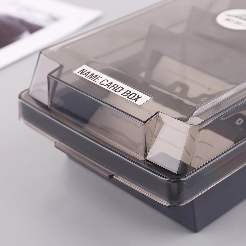 Large Capacity Splitter Index Tabs Business Card Holder Name Card Storage Box Organizer Case